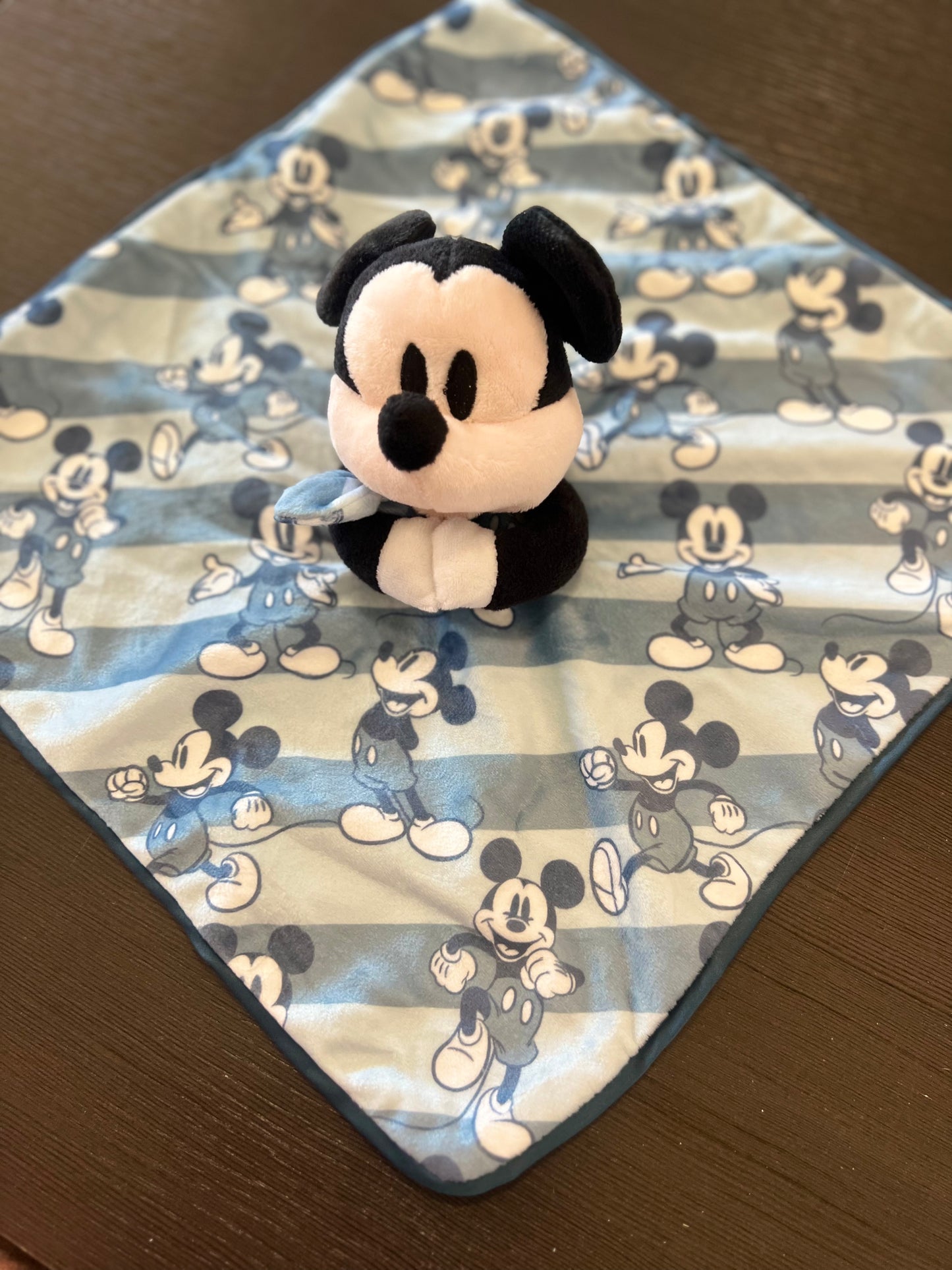 Personalized Mickey Mouse Security Blanket / Lovey