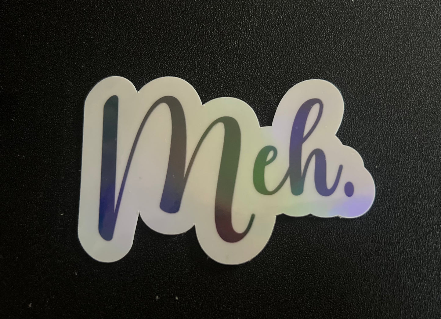 Meh - Waterproof Stickers