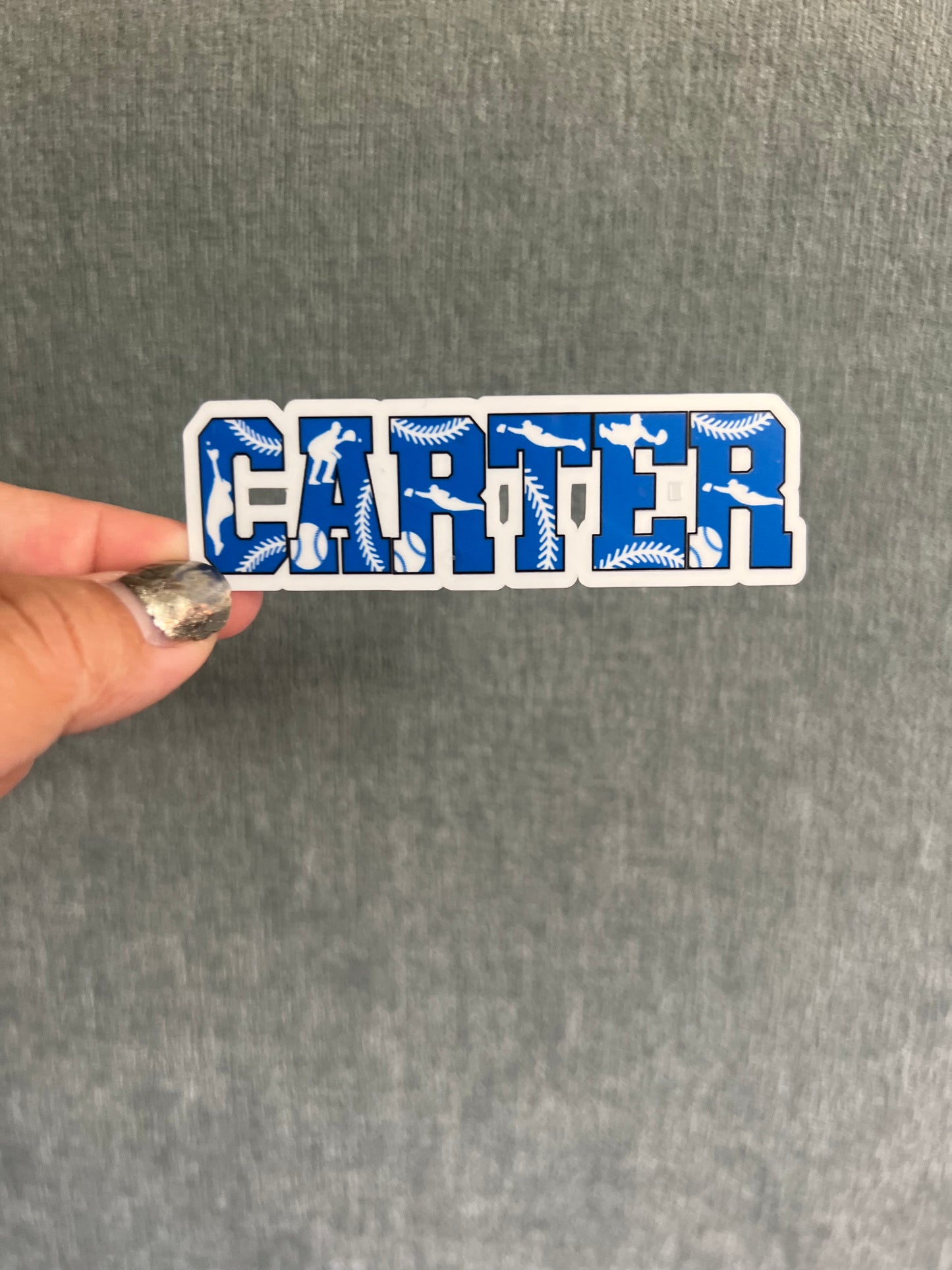 Personalized Baseball Waterproof Stickers