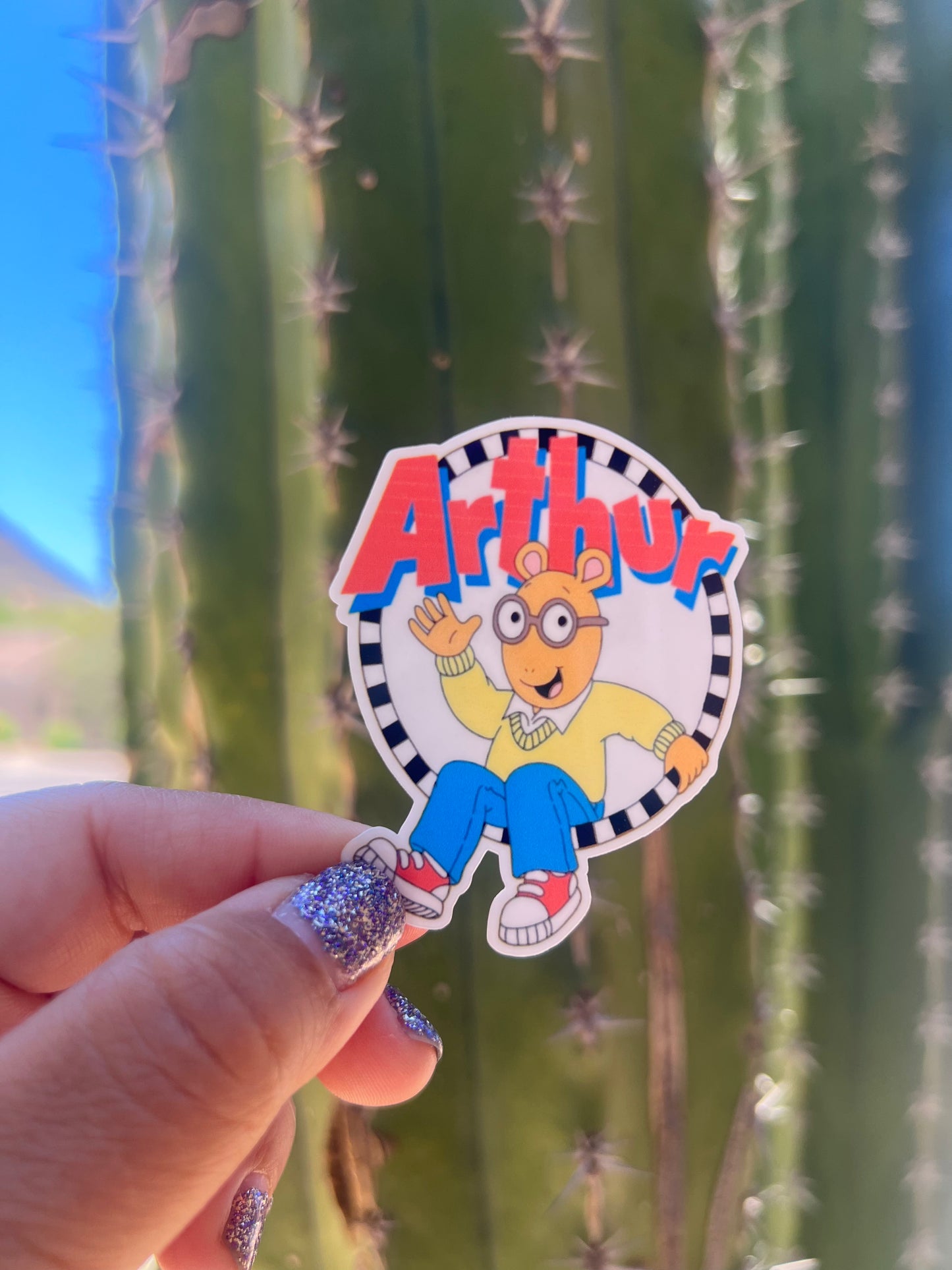 Arthur Sticker - Waterproof Sticker
