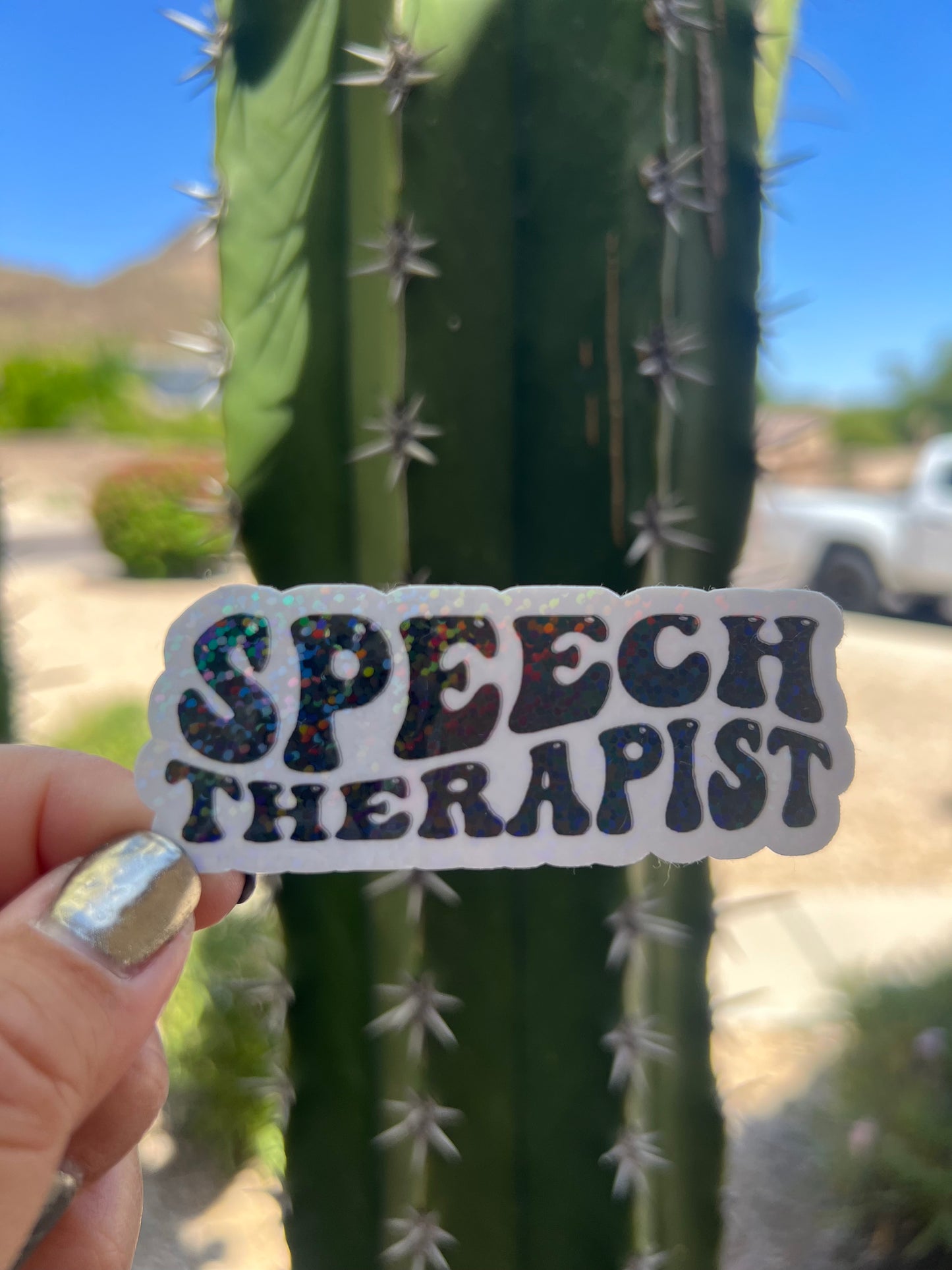 Speech Therapist - Waterproof Sticker