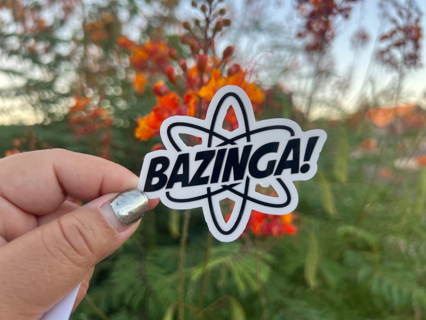 Bazinga! - Waterproof PRINTED Stickers