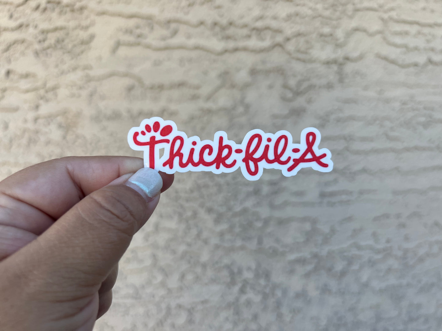 Thick-fil-A - Waterproof PRINTED Stickers