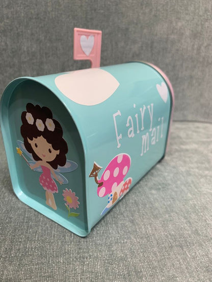 Fairy Mail Kids Tin Mailbox