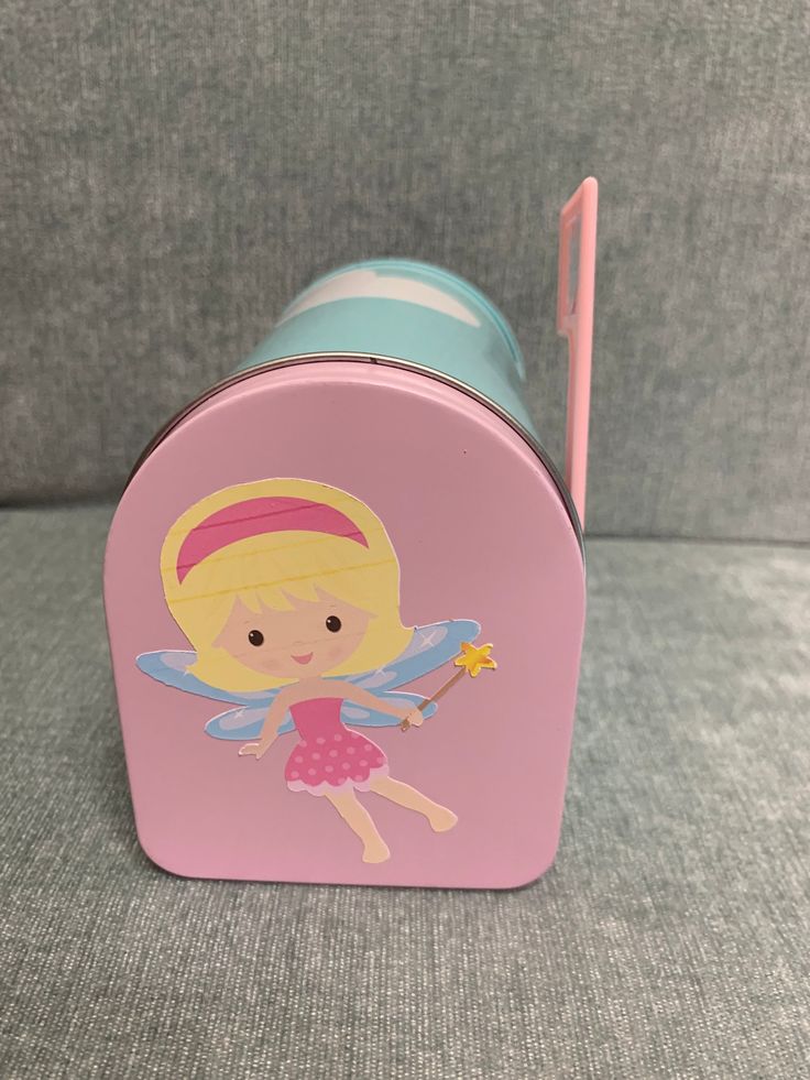 Fairy Mail Kids Tin Mailbox