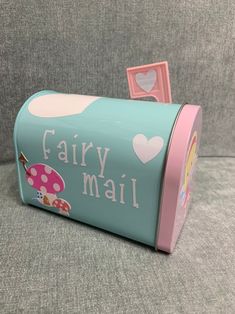 Fairy Mail Kids Tin Mailbox