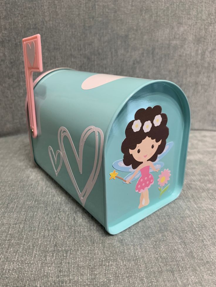 Fairy Mail Kids Tin Mailbox