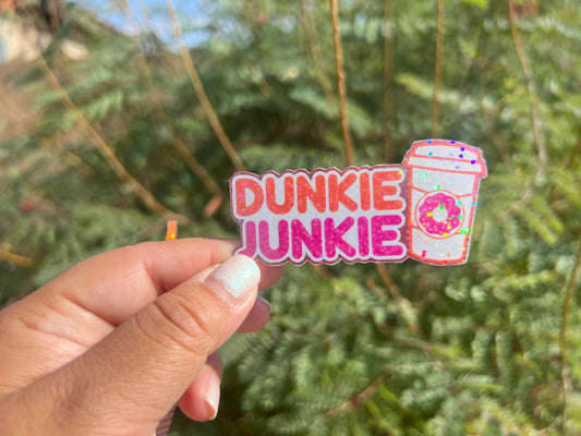 Dunkie Junkie - Waterproof Sticker