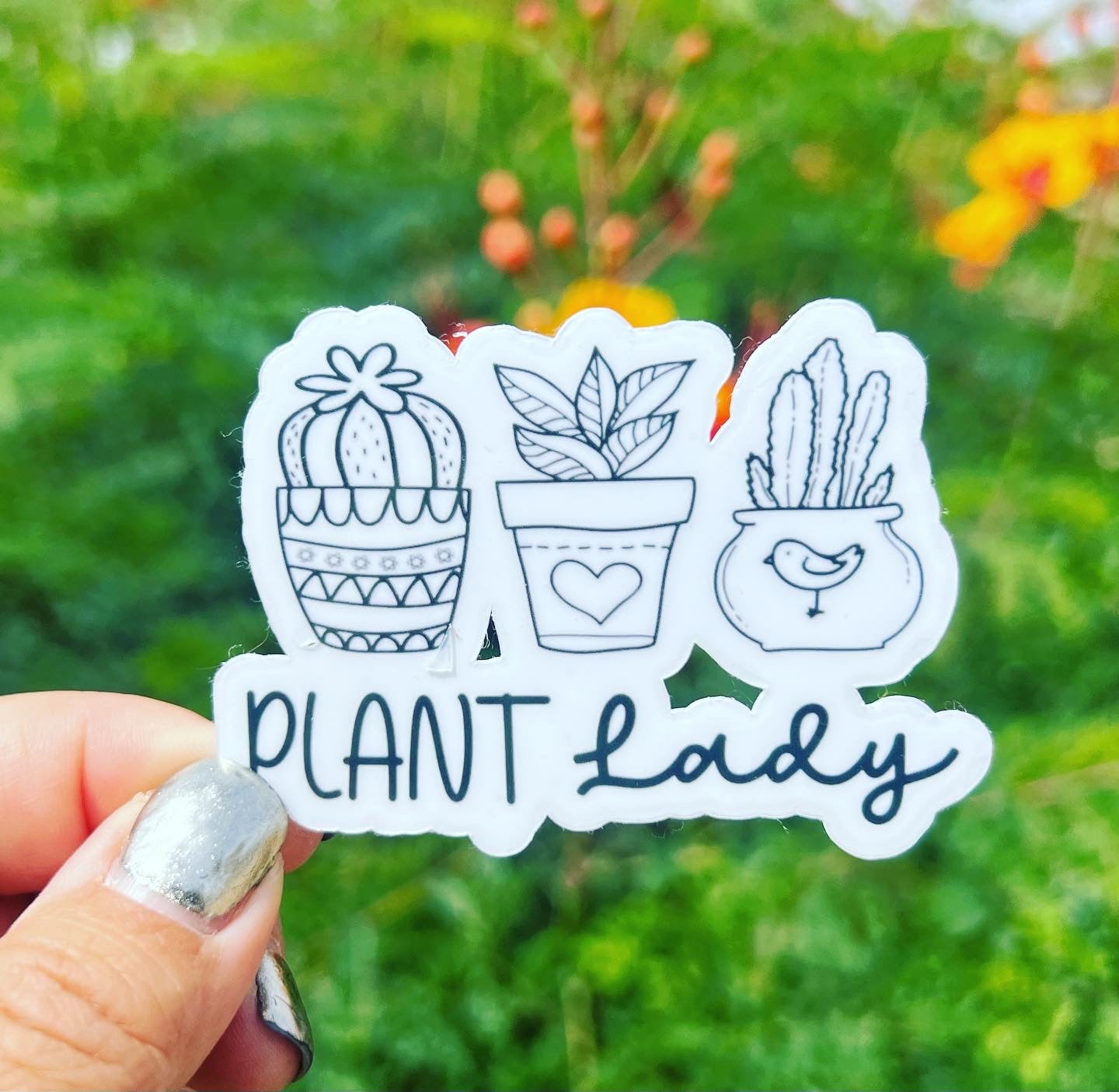 Plant Lady - Waterproof Sticker