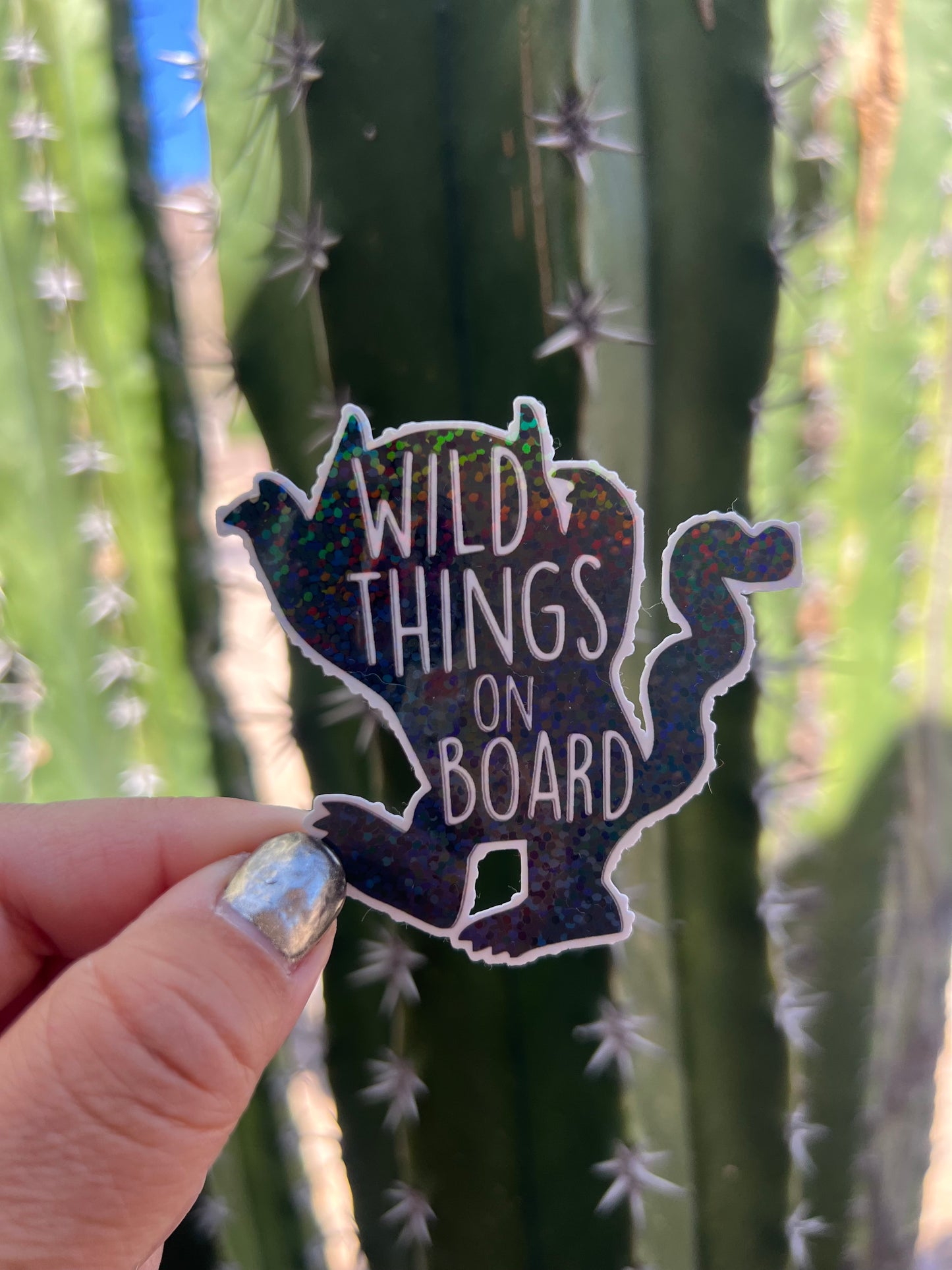 Wild Things On Board - Waterproof Sticker