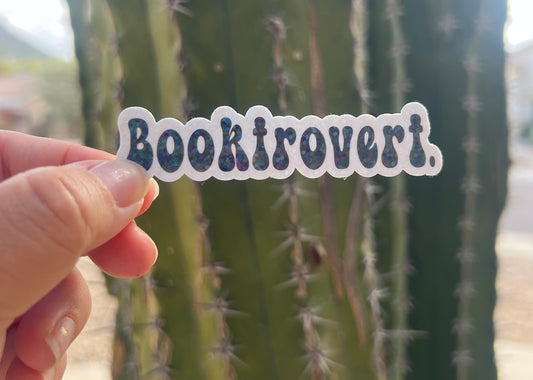 Booktrovert - Waterproof Sticker