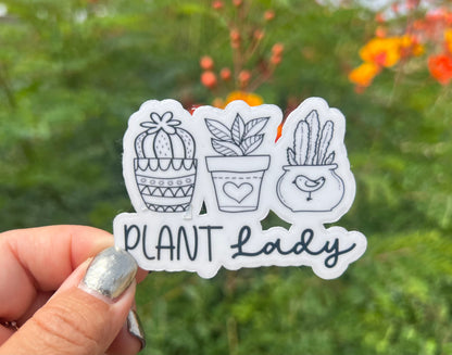 Plant Lady - Waterproof Sticker