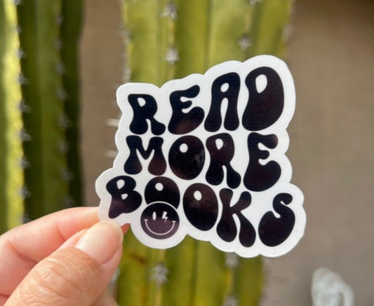 Read More Books - Waterproof Sticker