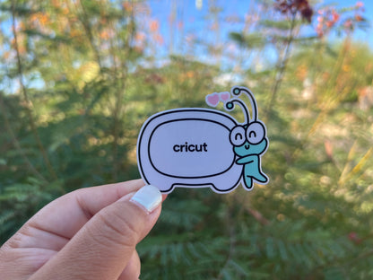 Cricut Machine - Waterproof Sticker