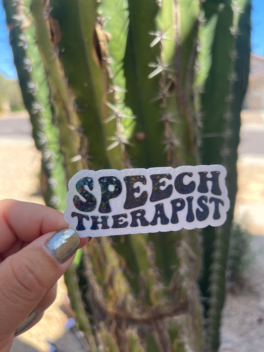 Speech Therapist - Waterproof Sticker