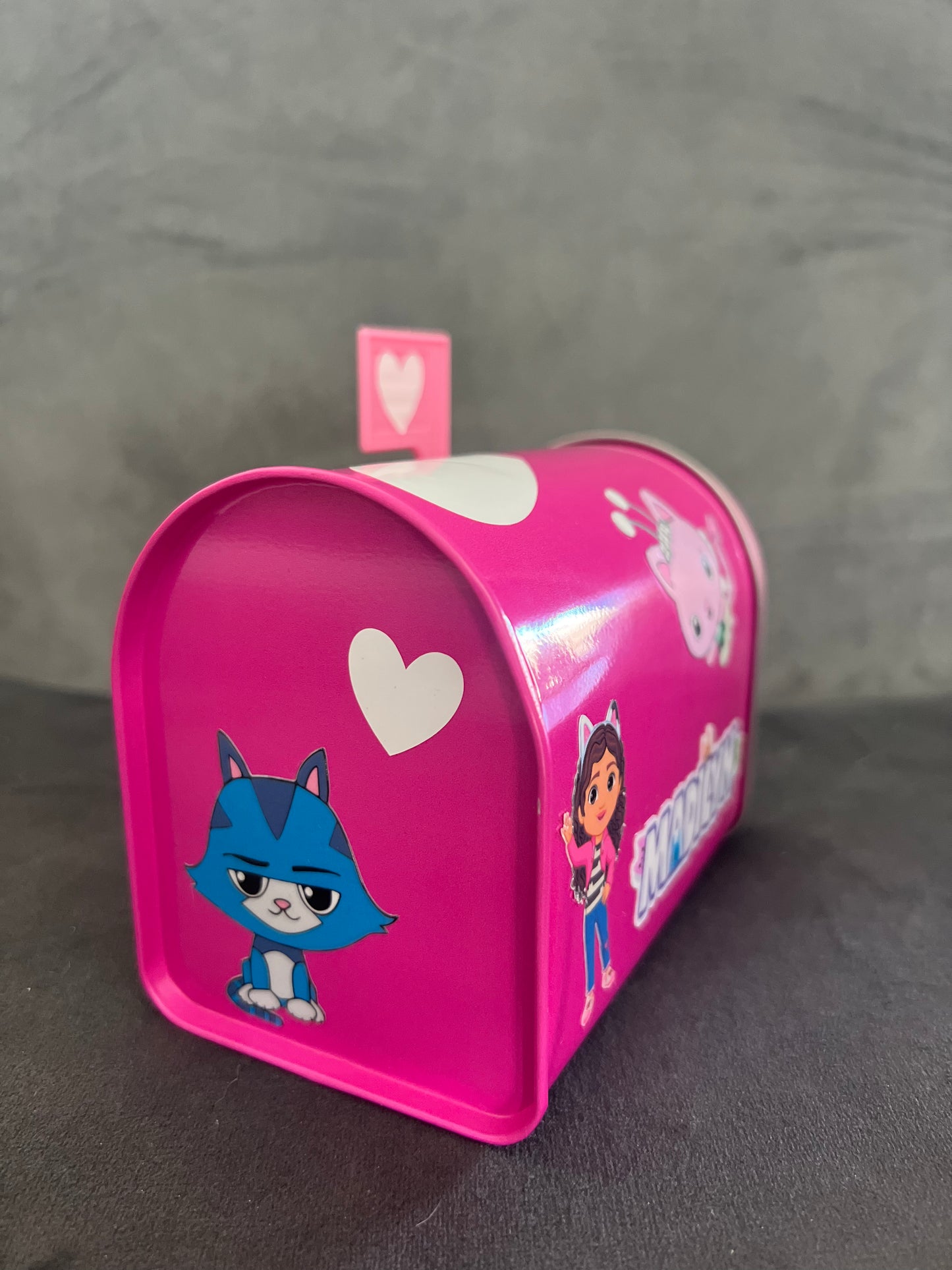 Gabby Dollhouse INSPIRED Kids Tin Mailbox