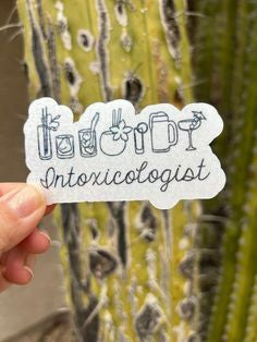 Intoxicologist - Waterproof PRINTED Stickers