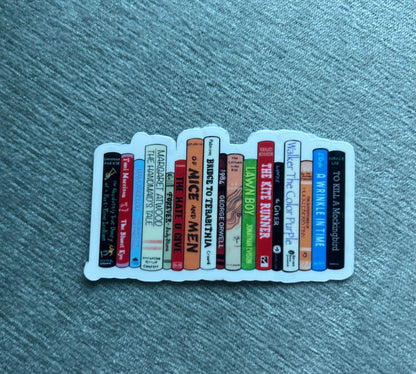 Banned Books - Waterproof Sticker