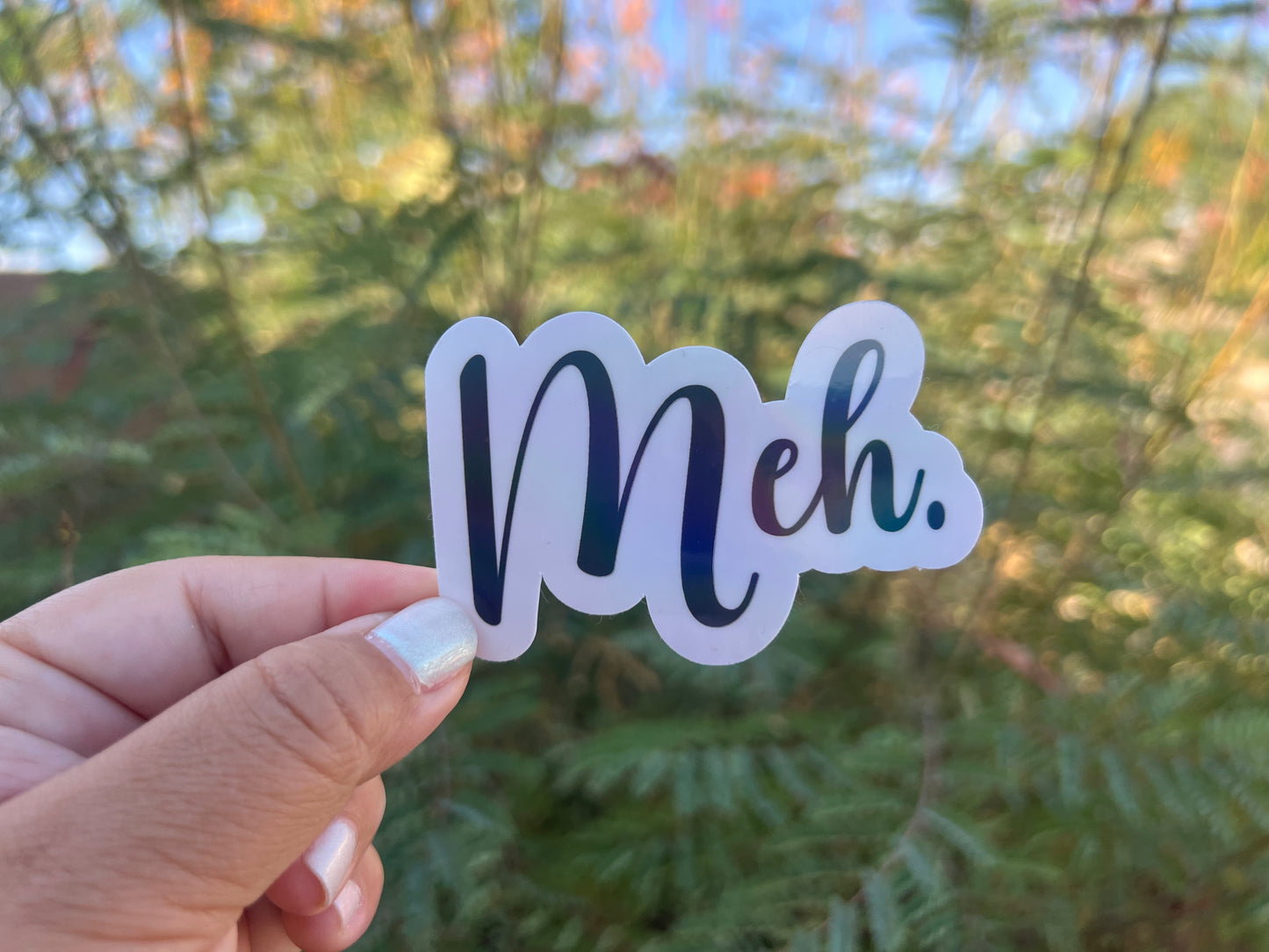 Meh - Waterproof Stickers
